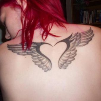 angel tattoos for girls