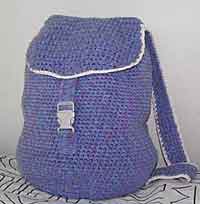free crochet patterns for backpack purse