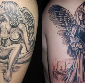 Angel Tattoo Designs for men