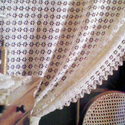 Crochet Curtain Panel