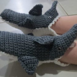 Crochet Shark Sock Patterns