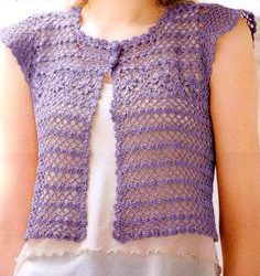 Crochet Lace Vest Pattern