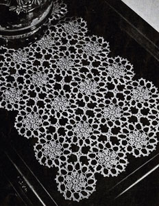 vintage crochet table runner pattern free