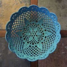 Crochet Basket Doily Pattern