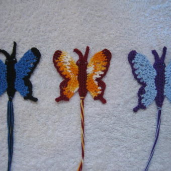 Crochet Bookmark Butterfly