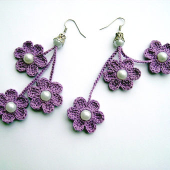 free online crochet earring patterns