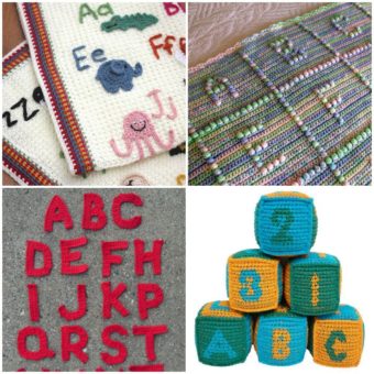 free crochet block letter patterns