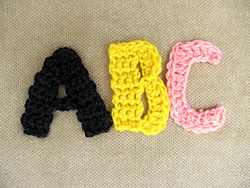 crochet monogram letter patterns