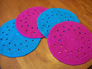 circular crochet placemat patterns