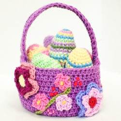 Flower Girl Basket Crochet Patterns