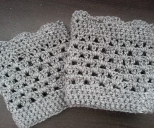 crochet boot cuffs pattern easy
