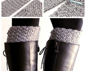 crochet boot cuffs reversible