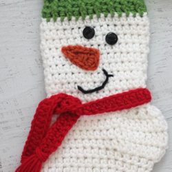 easy crochet christmas stocking for beginners