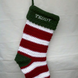 best crochet christmas stocking