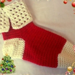 Tunisian Crochets Christmas Stocking Patterns