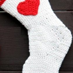 Classy Crochet Christmas Stocking