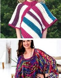 free crochet poncho pattern with sleeves