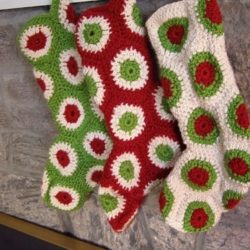 Personalized Crochet Christmas Stockings