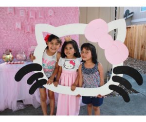 Birthday Party Cardboard Picture Frame
