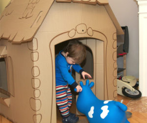 cardboard playhouse homebase