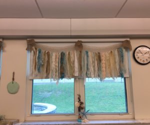 No-Sew Curtains for Classroom