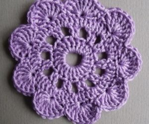 Flower Crochet Coaster Tutorial