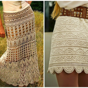 15 Creative Patterns For Crochet Skirts