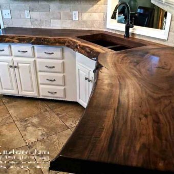 20 Ideas for Installing a Wooden Countertop at Your Home