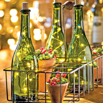 27 Ideas on How to Make Wine Bottle Candle Holders